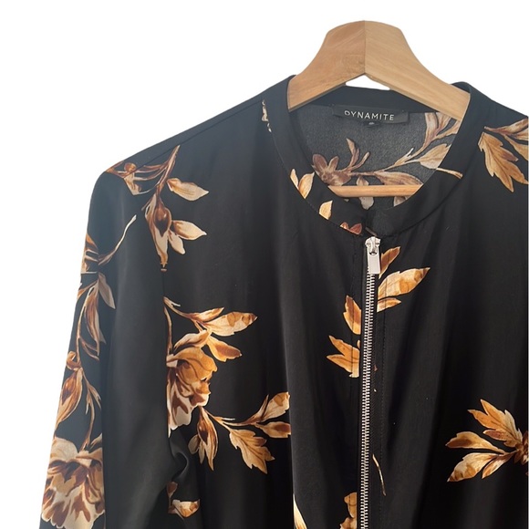 Floral bomber-style jacket - Picture 3 of 5